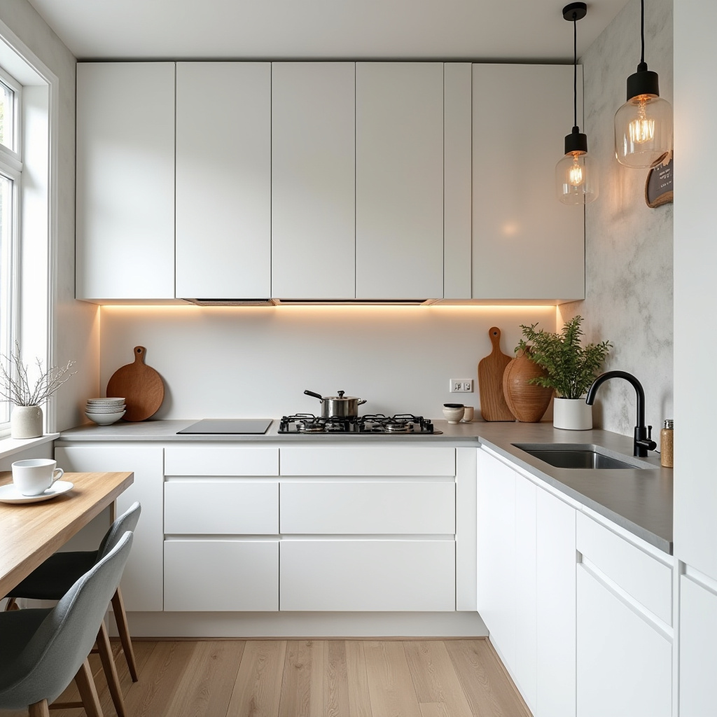 tiny boho kitchen 39