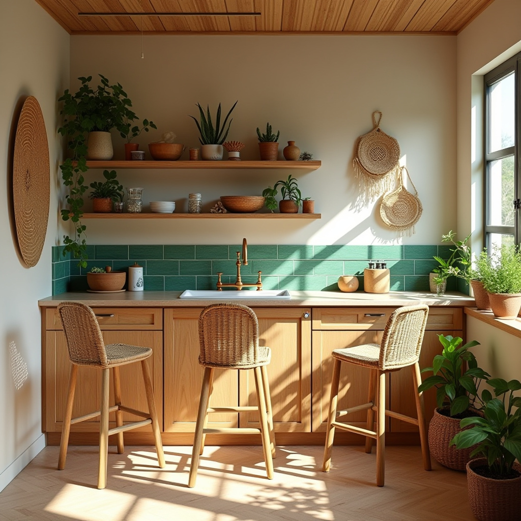 tiny boho kitchen 5