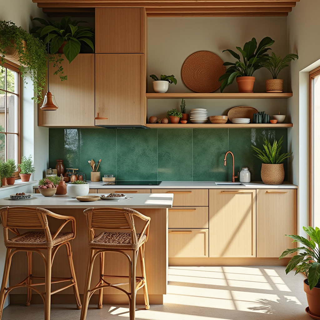 tiny boho kitchen 6