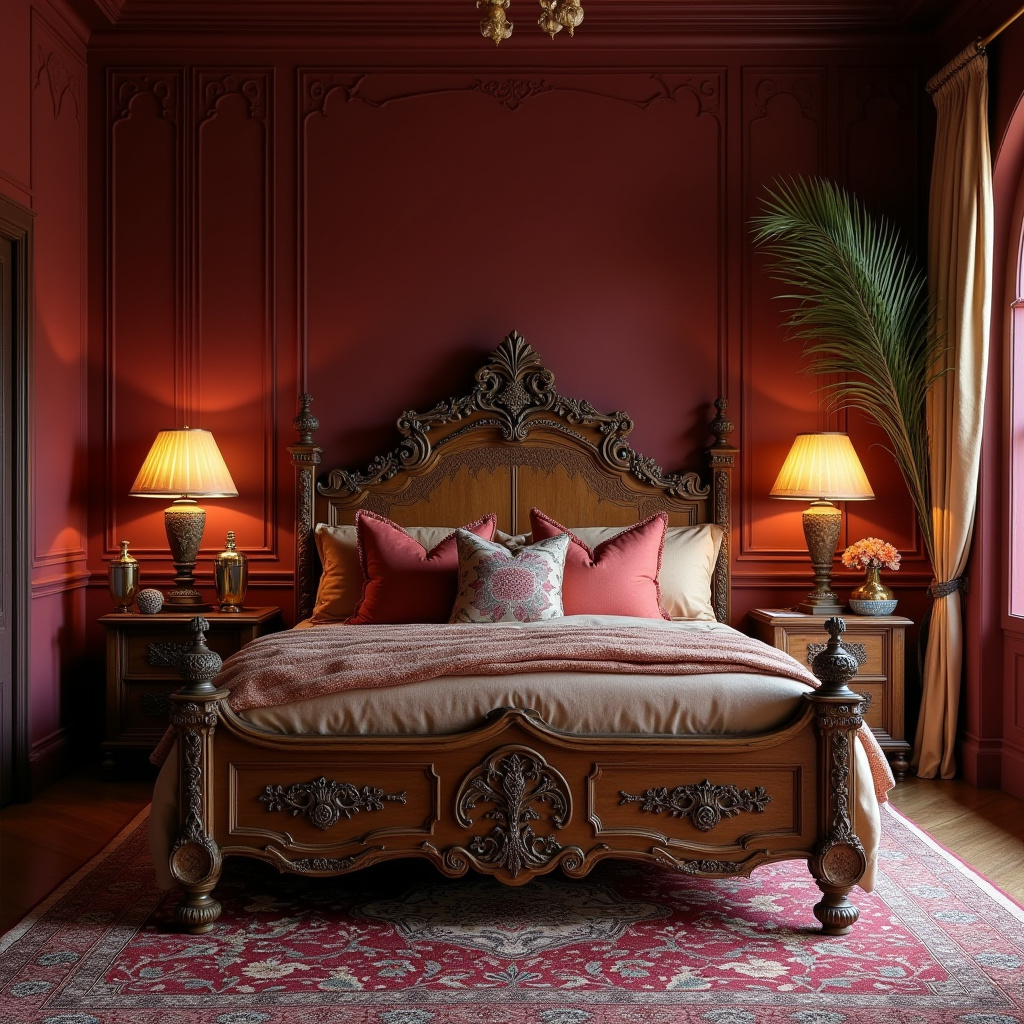 vintage boho bedroom 11