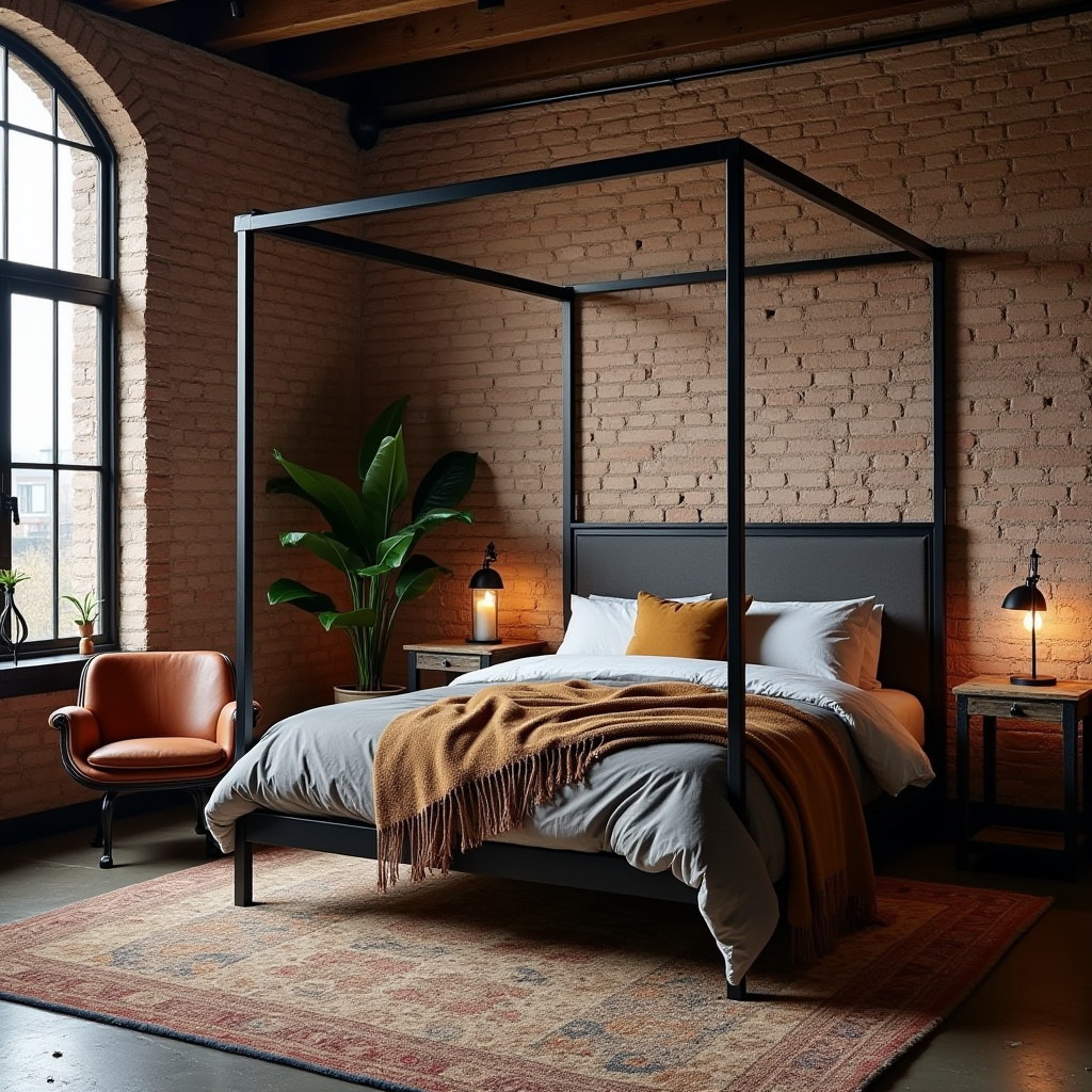 vintage boho bedroom 13
