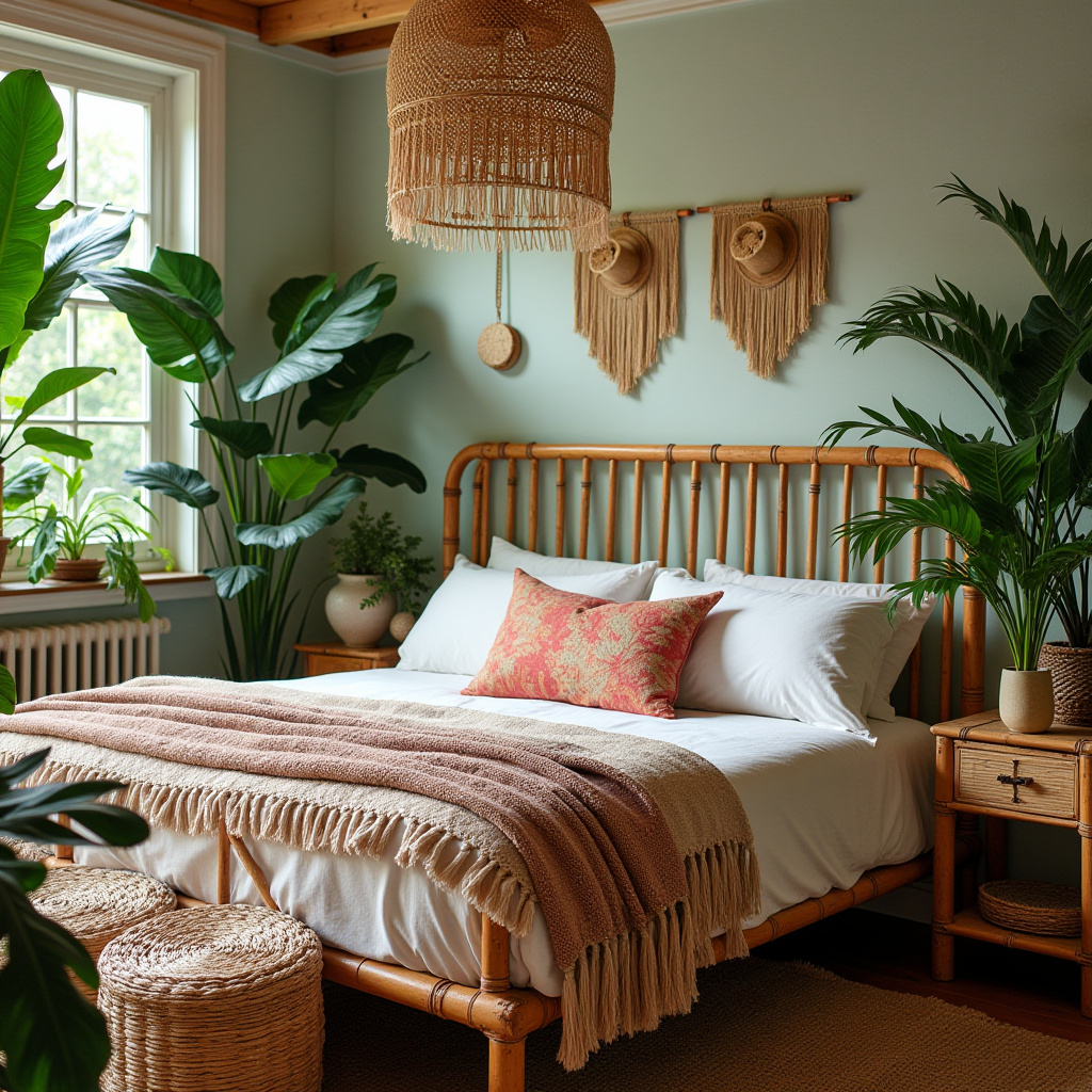 vintage boho bedroom 15