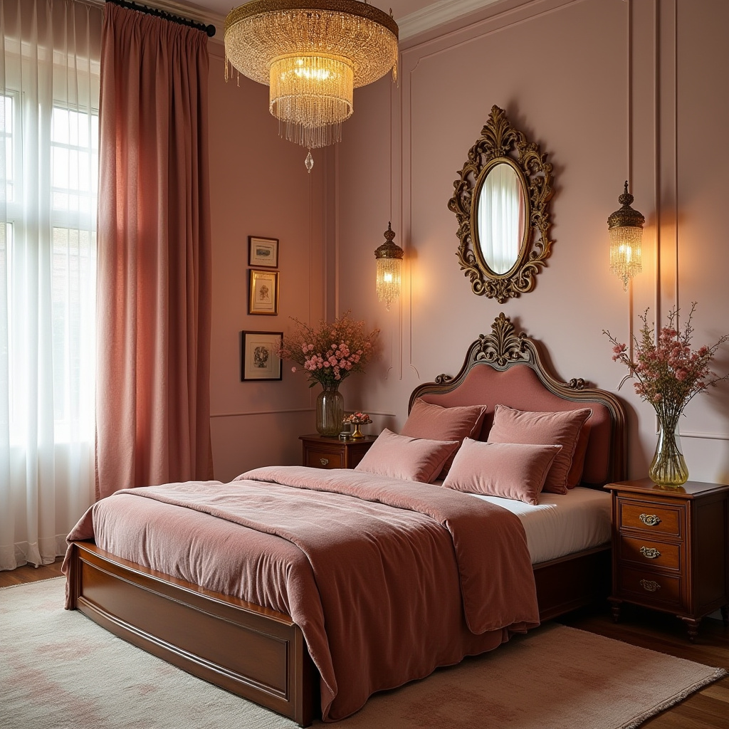 vintage boho bedroom 21