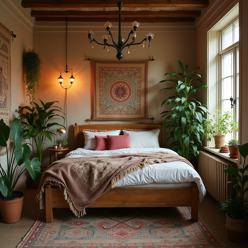 vintage boho bedroom 3