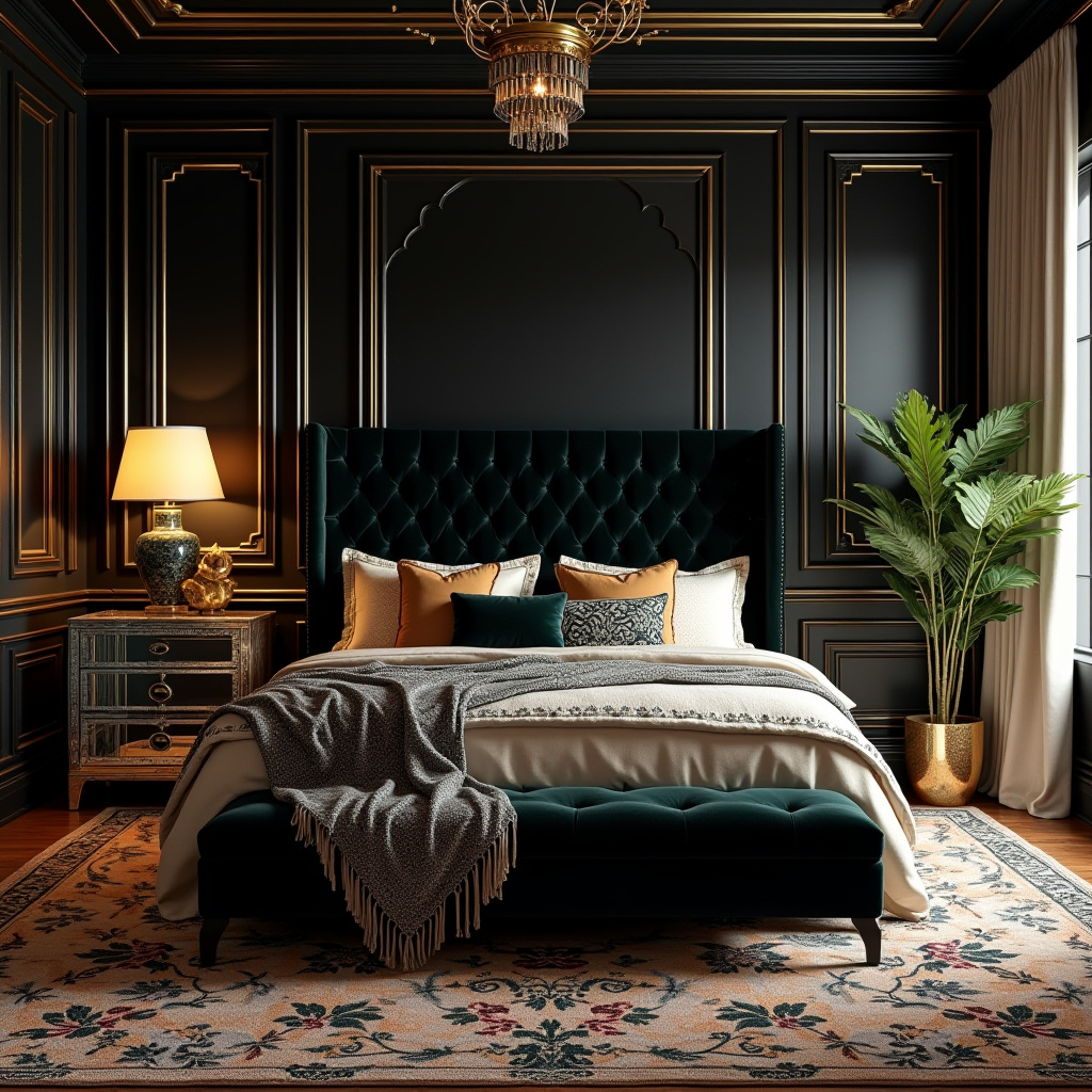 vintage boho bedroom 32