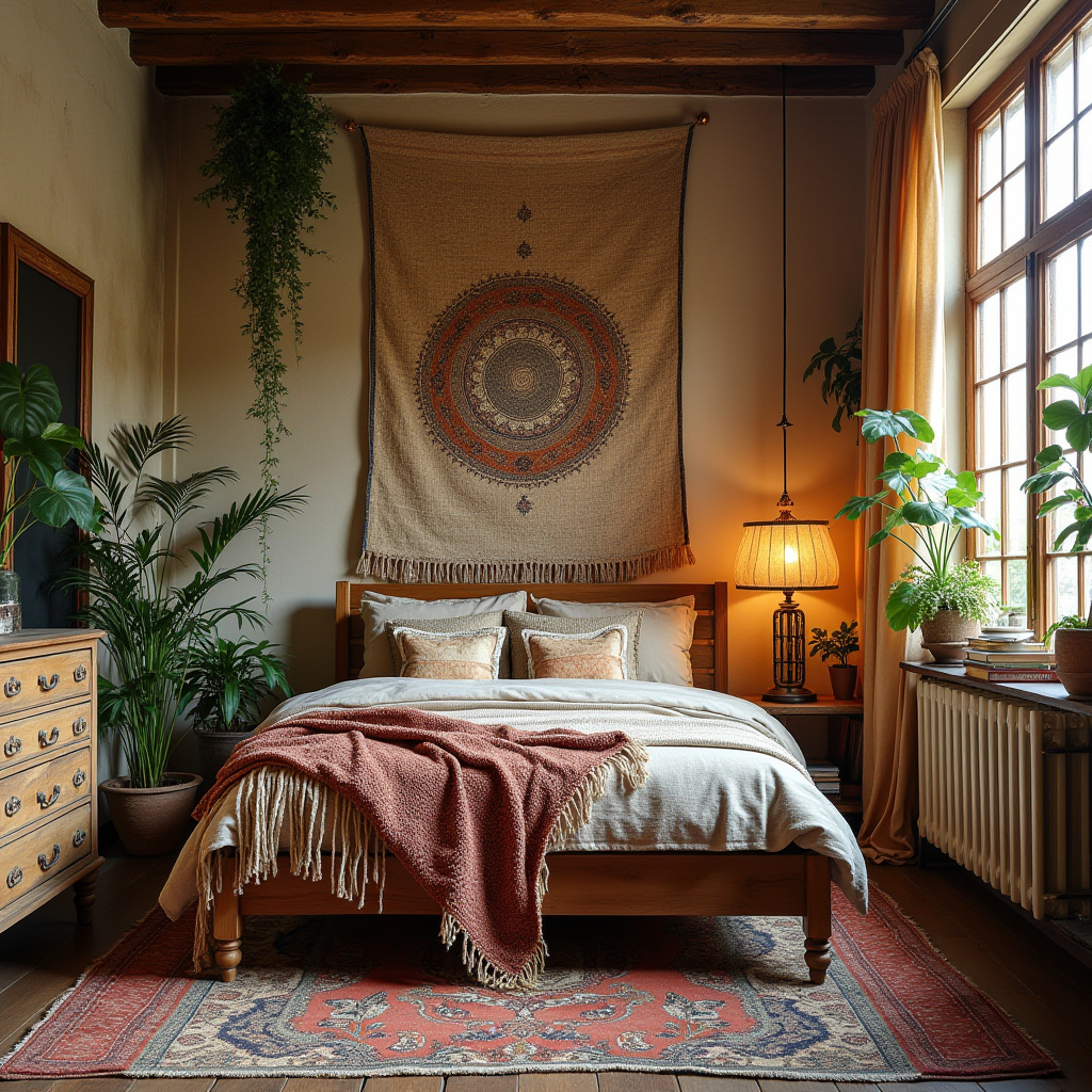 vintage boho bedroom 4