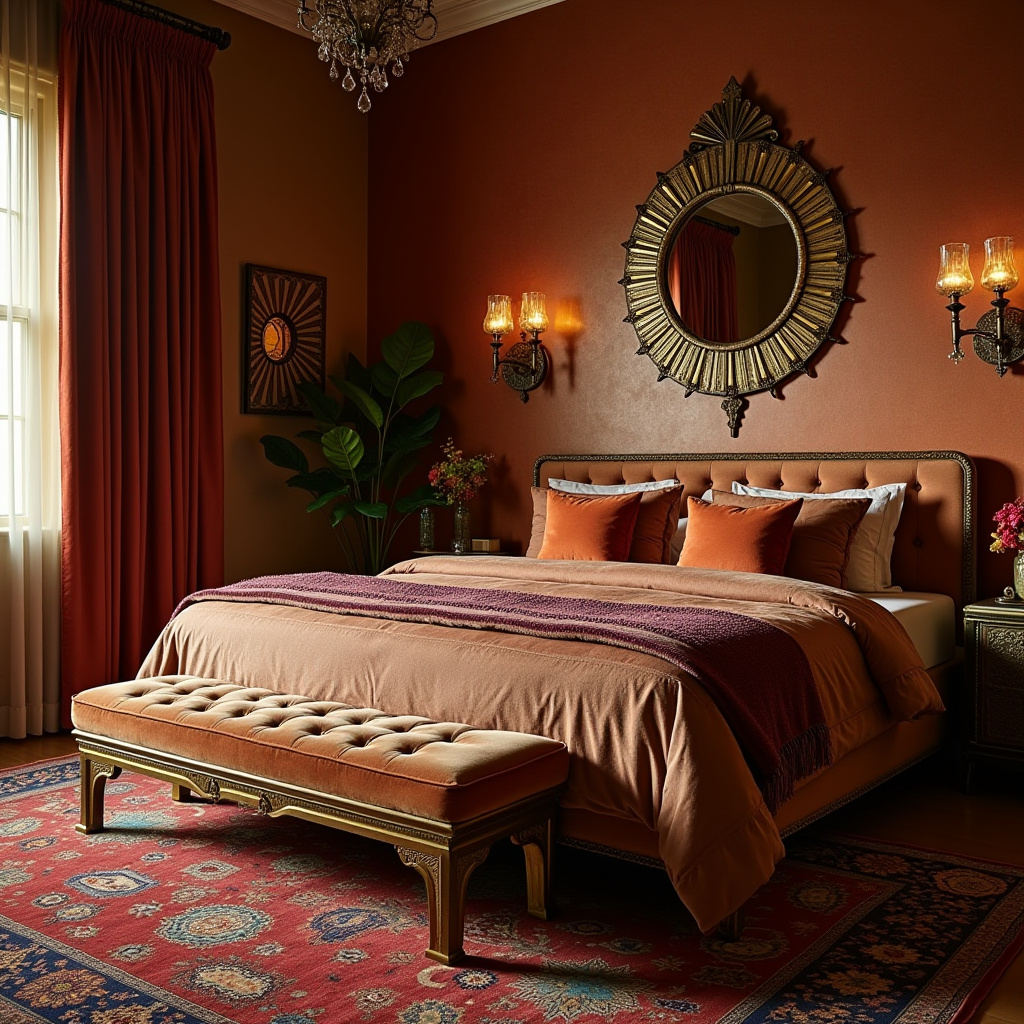 vintage boho bedroom 40