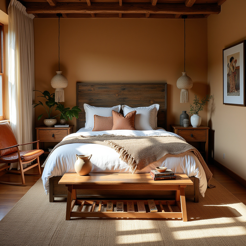 vintage boho bedroom 6