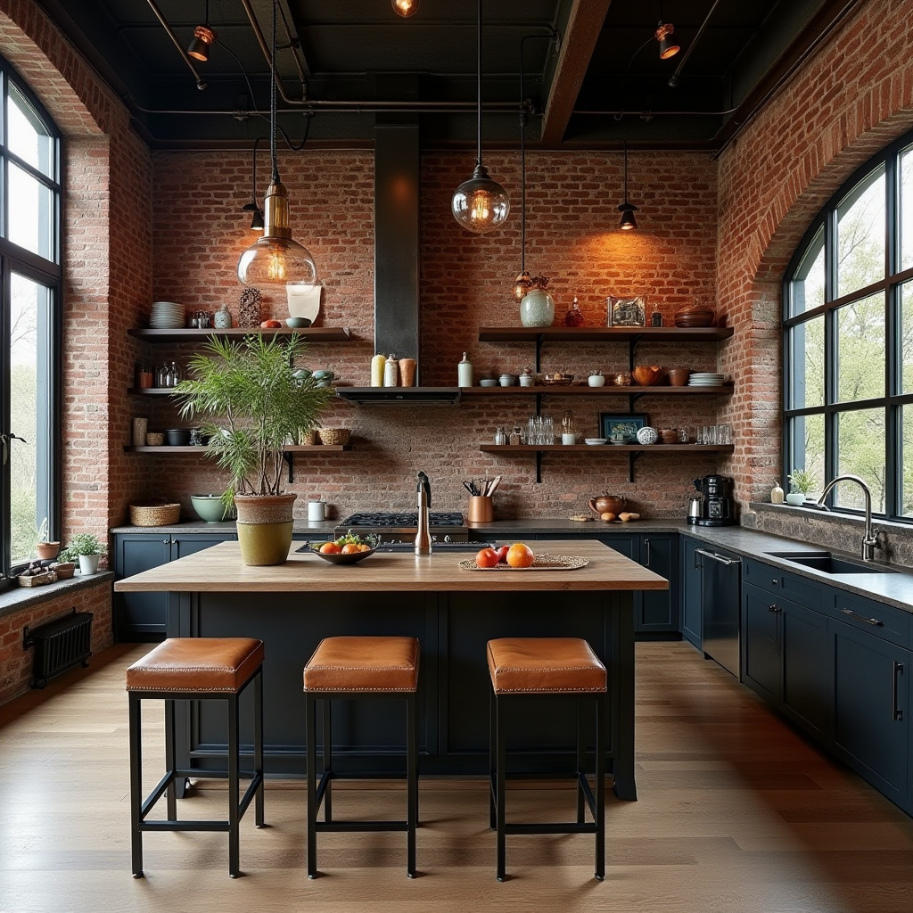 vintage boho kitchen 13