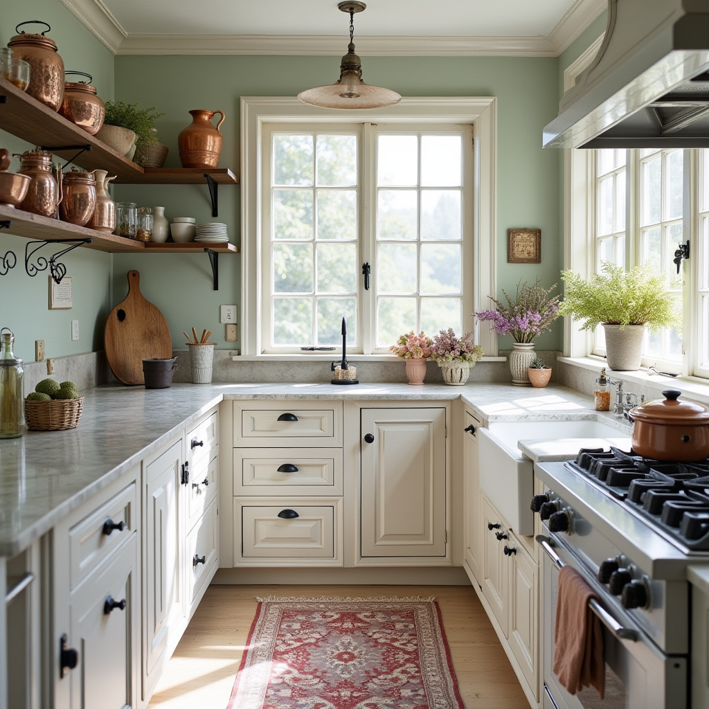 vintage boho kitchen 30