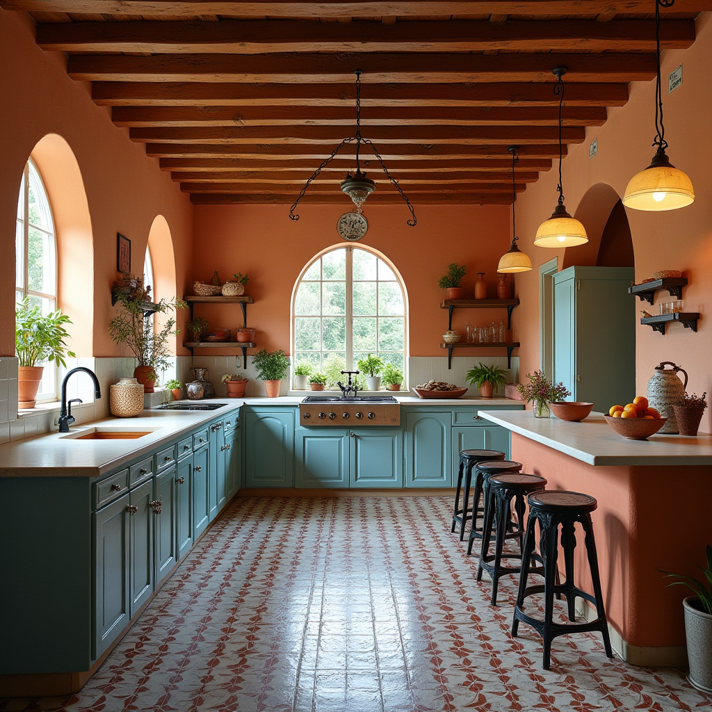 vintage boho kitchen 8