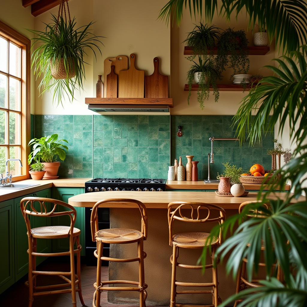 vintage boho kitchen 9