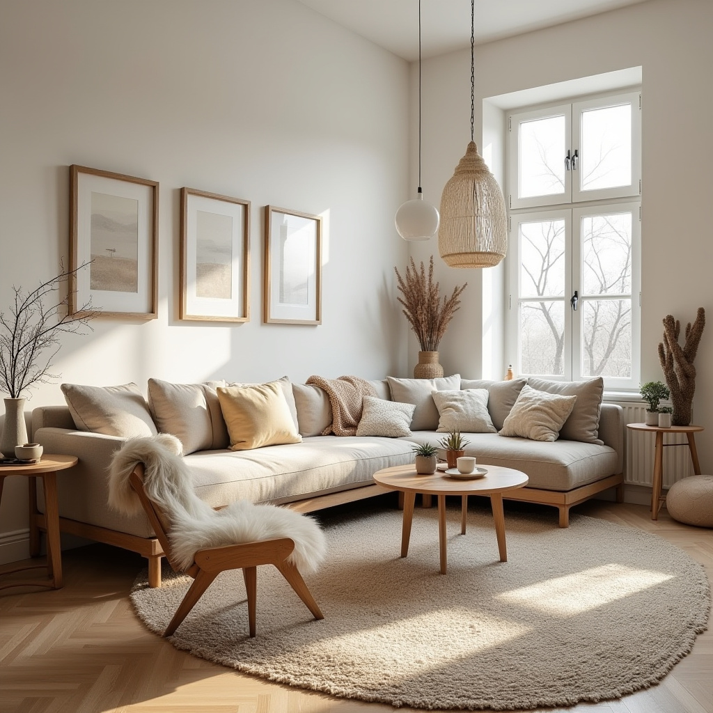vintage boho living room 18