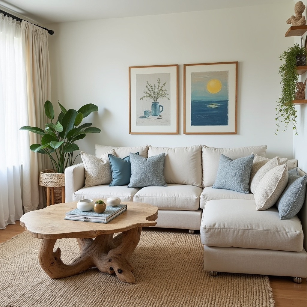 vintage boho living room 25