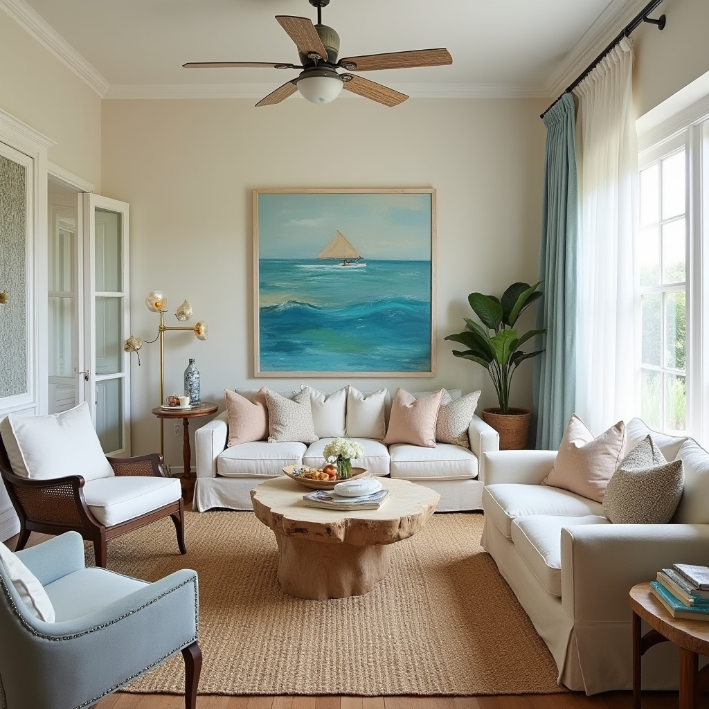 vintage boho living room 26