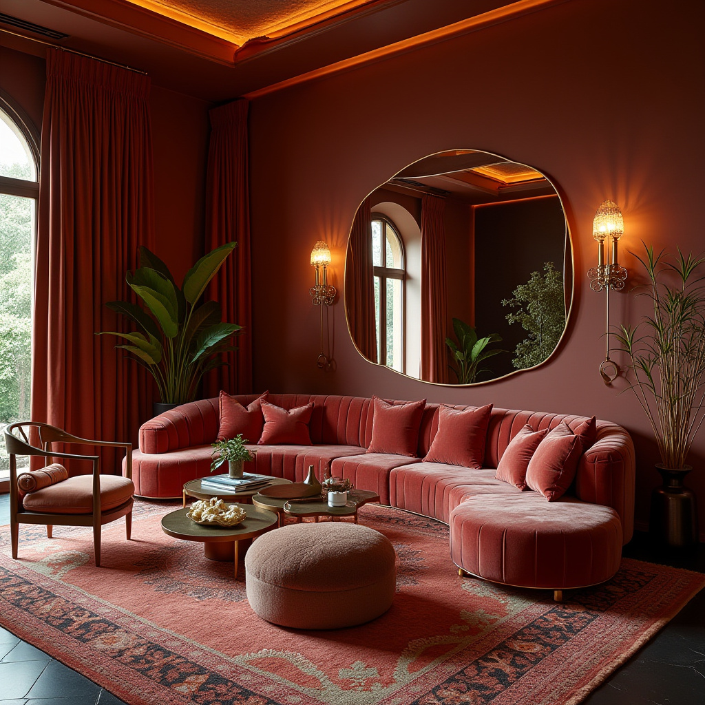 vintage boho living room 29