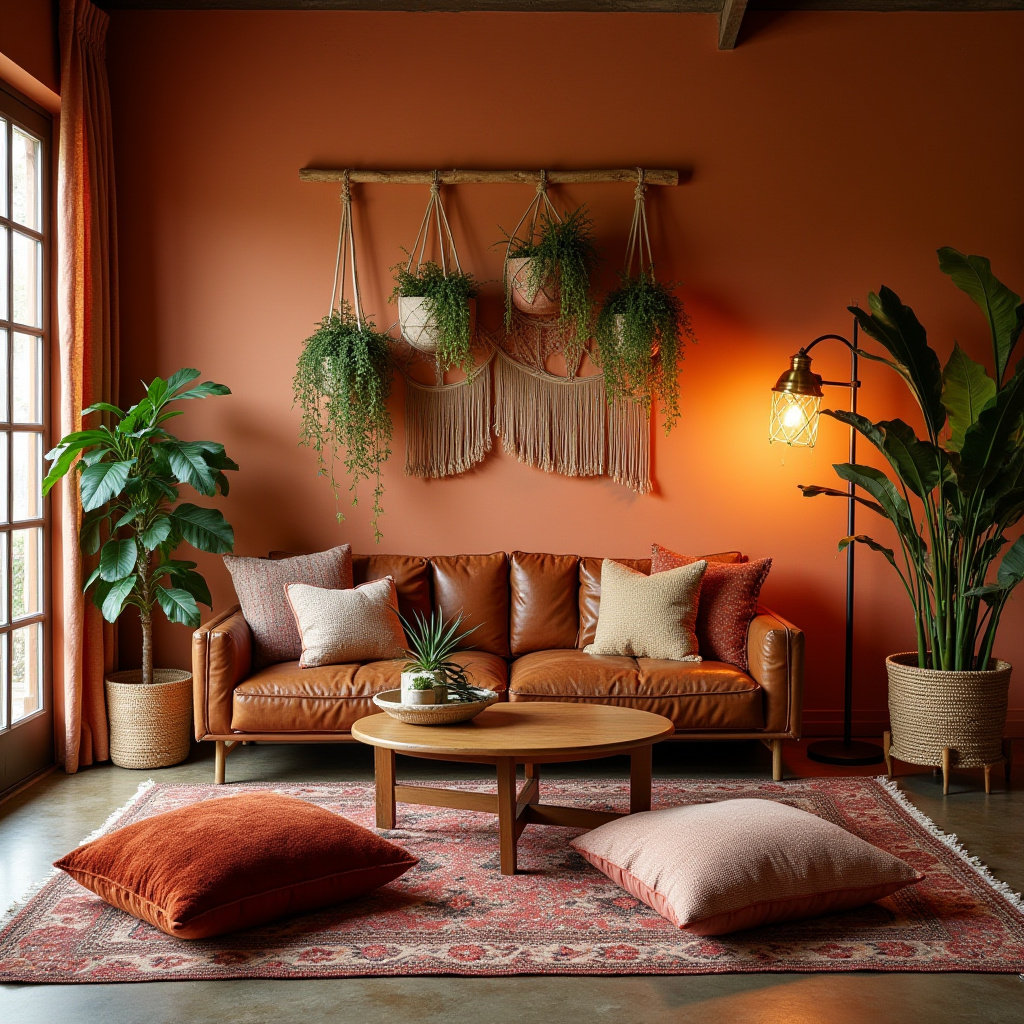 vintage boho living room 4