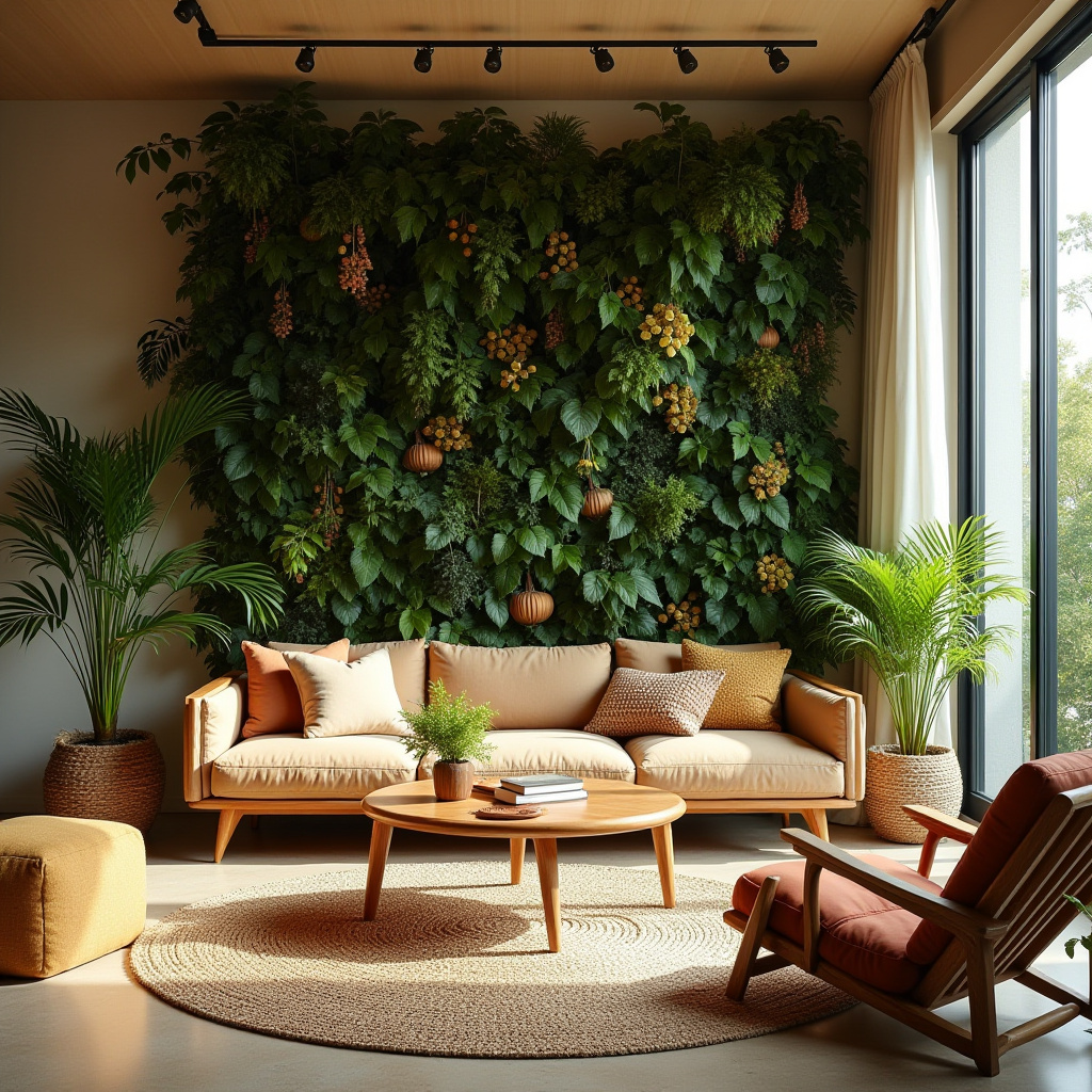 warm boho living room 28