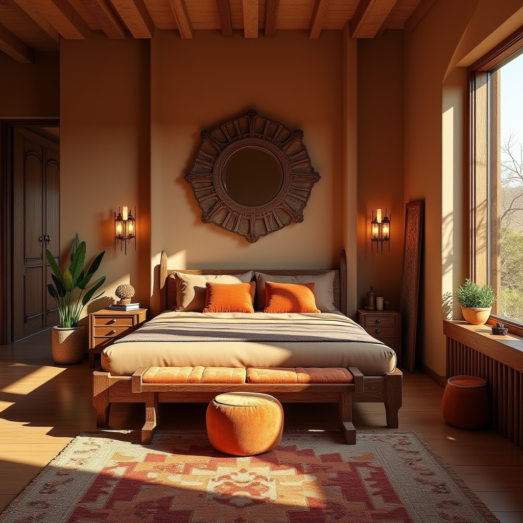 western boho bedroom 35