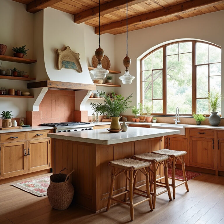 western boho kitchen 1
