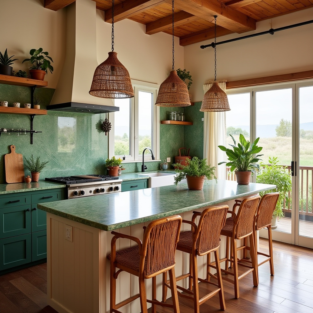 western boho kitchen 29