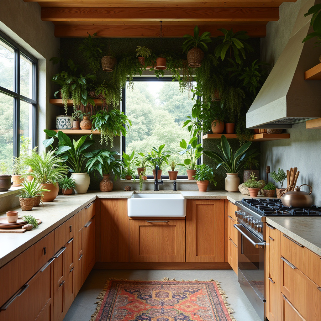 western boho kitchen 37