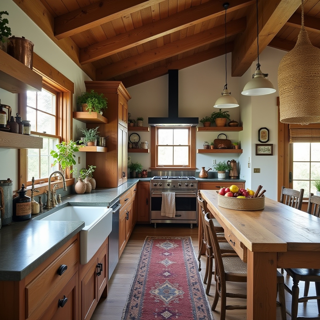 western boho kitchen ideas 37