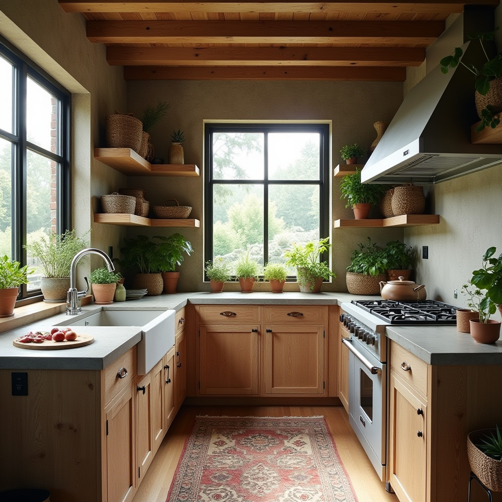 western boho kitchen ideas 7