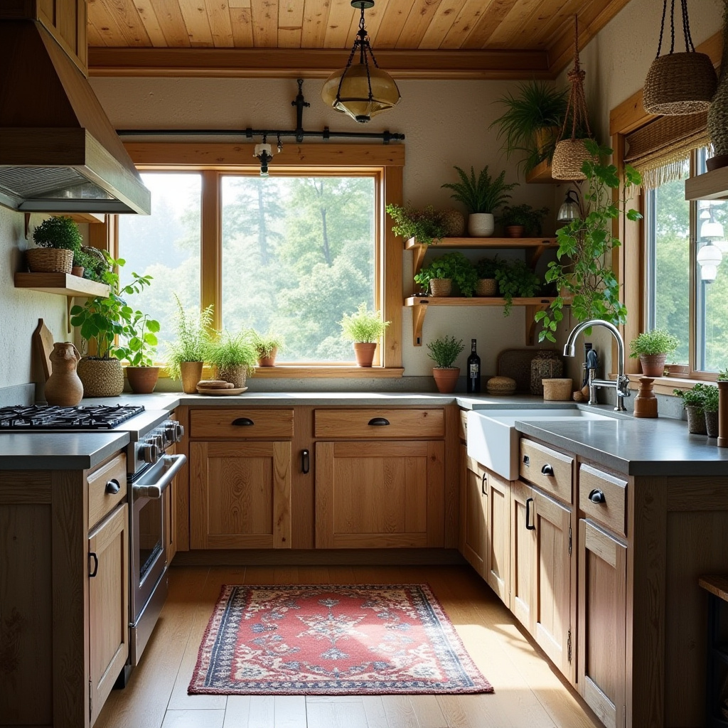 western boho kitchen ideas 8