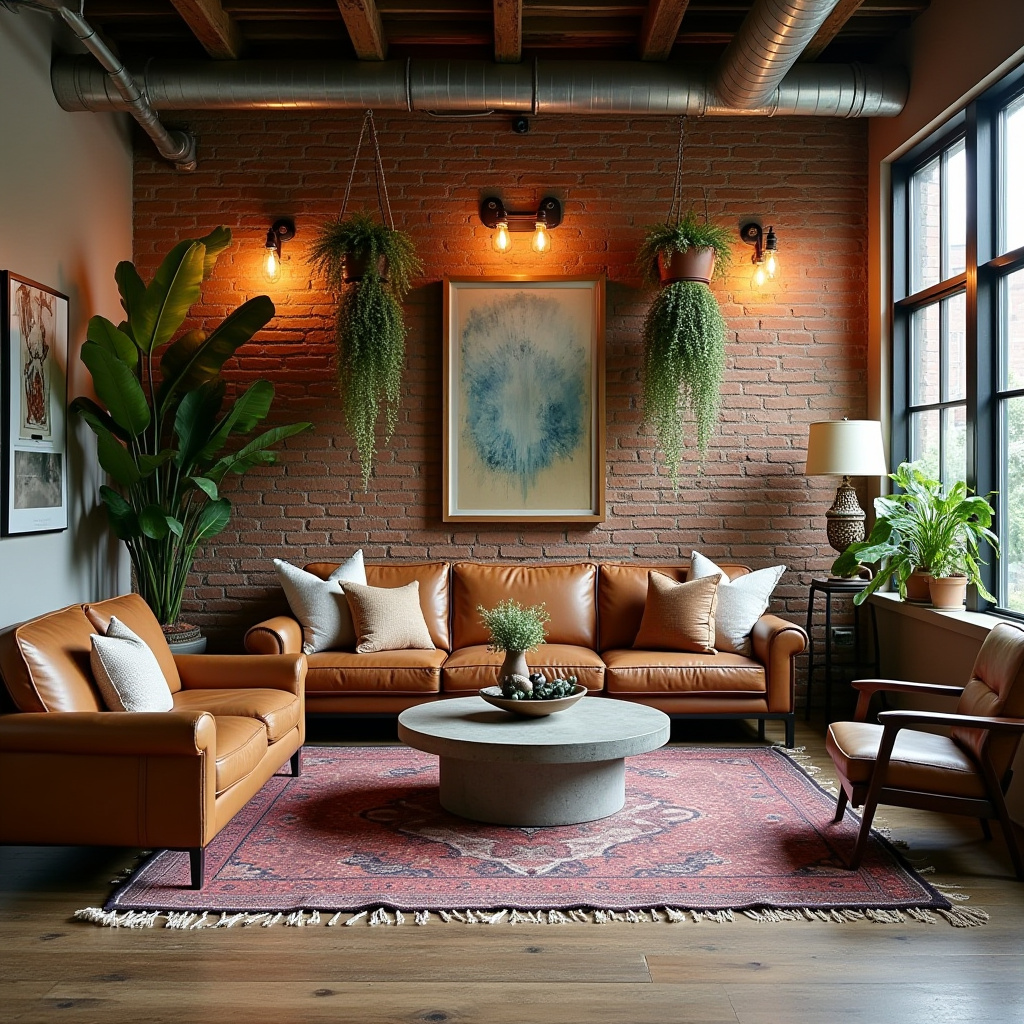 western boho living room 14