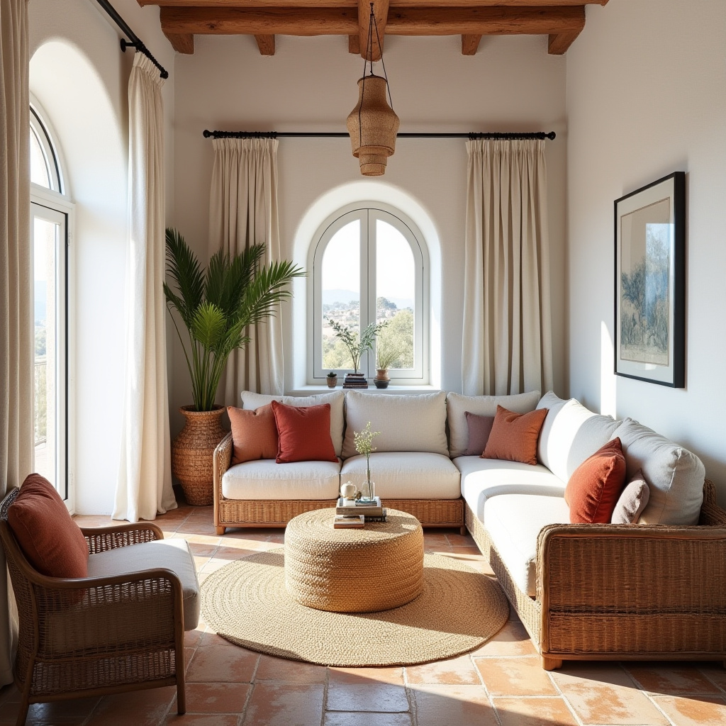 western boho living room 15