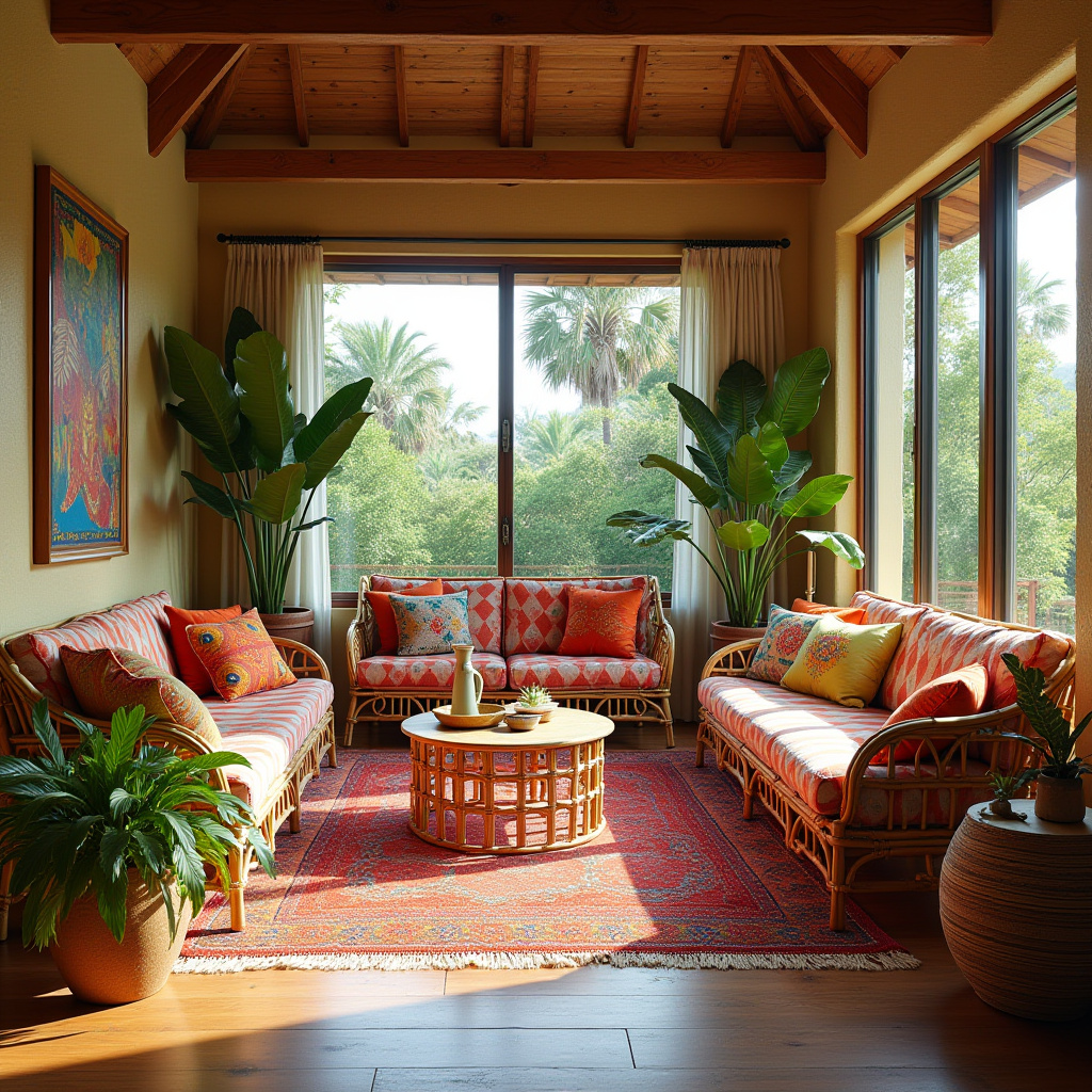 western boho living room 17