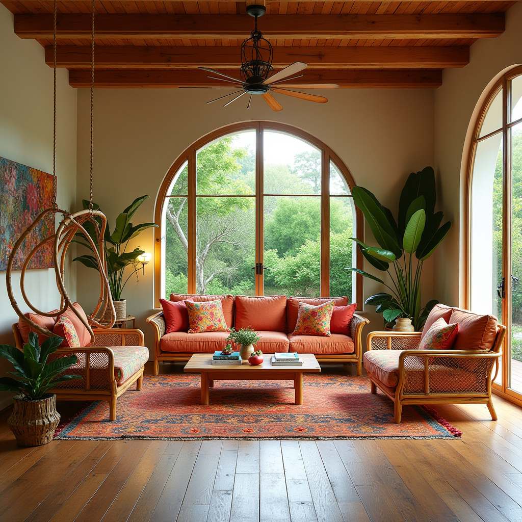 western boho living room 18
