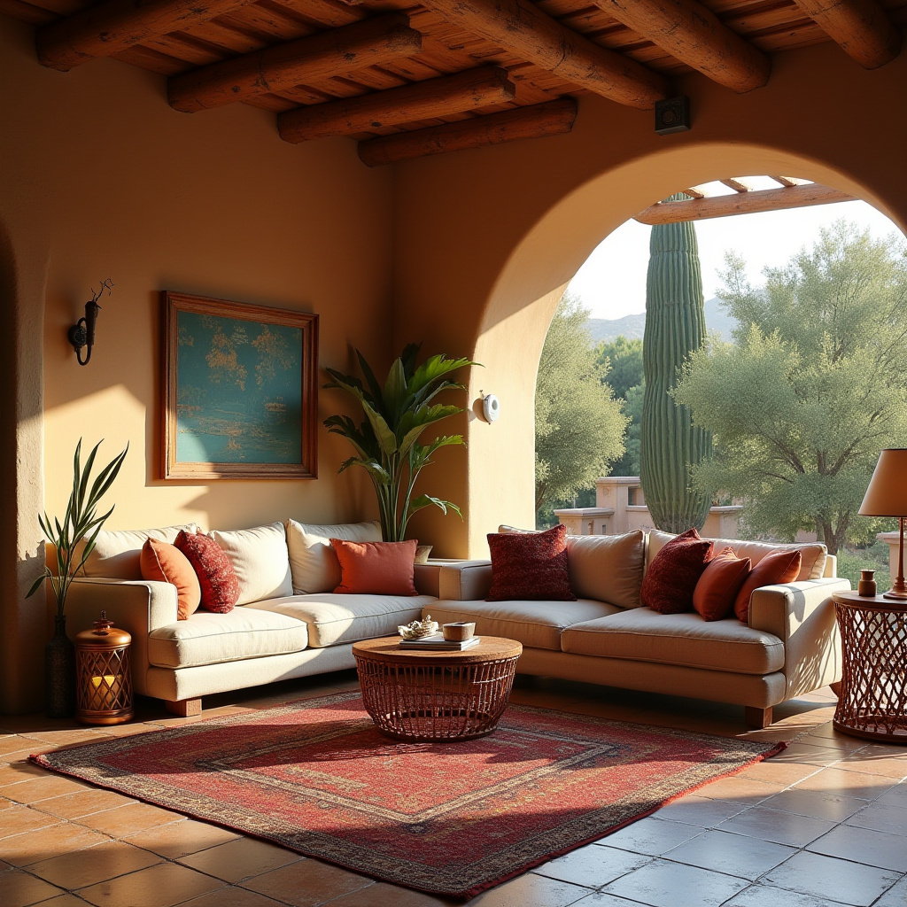 western boho living room 21