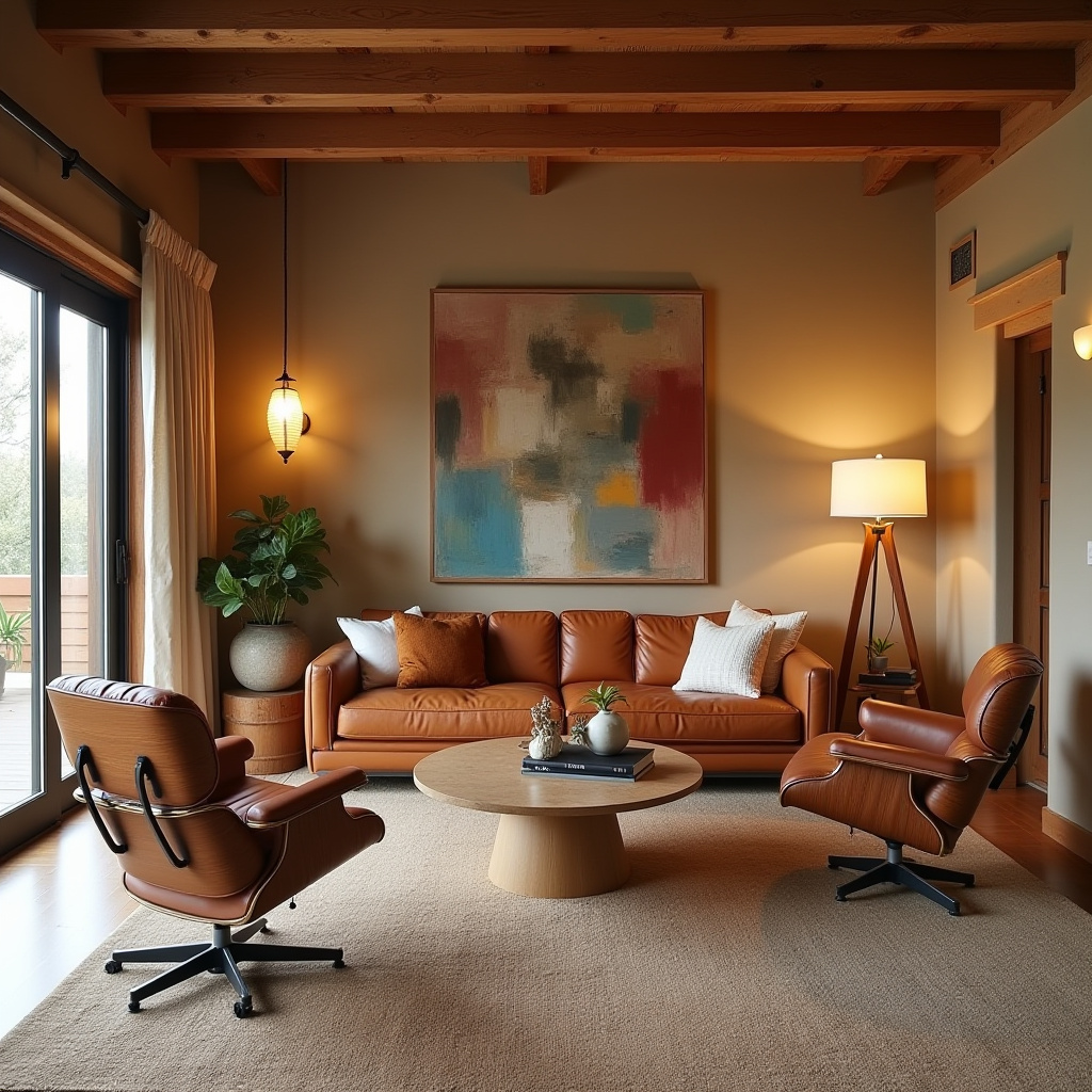 western boho living room 23