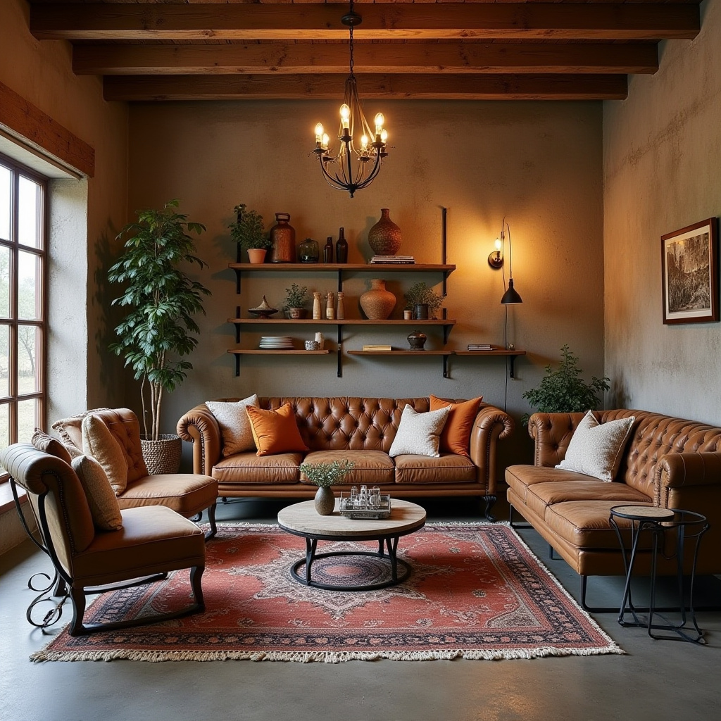 western boho living room 26