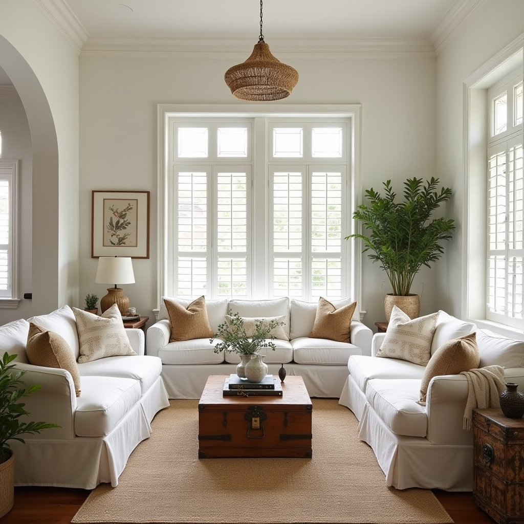 western boho living room 29