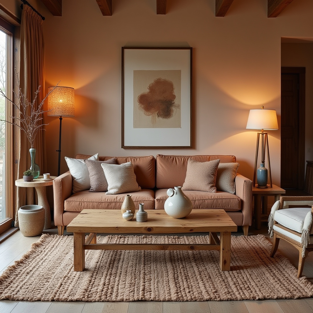 western boho living room 3