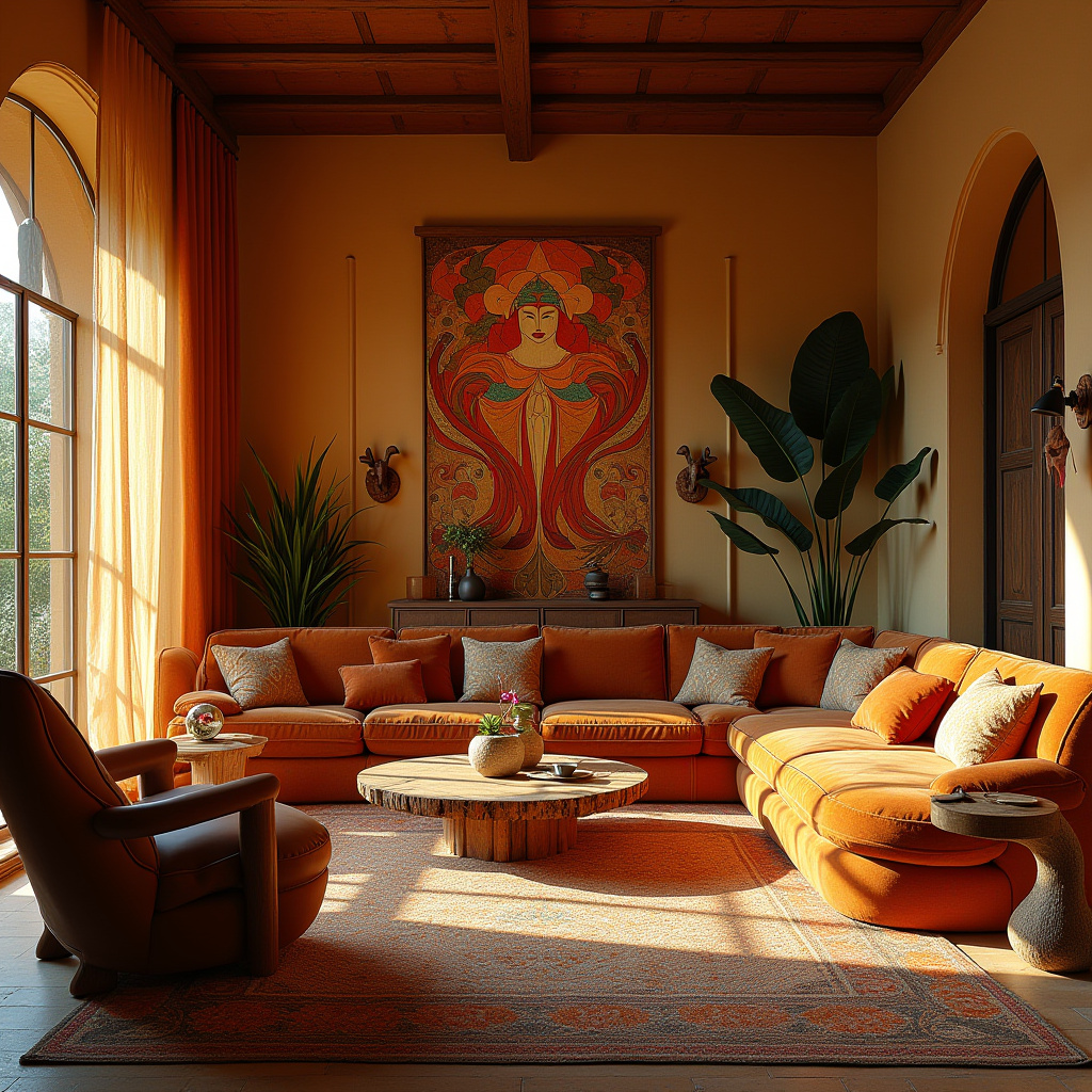 western boho living room 31