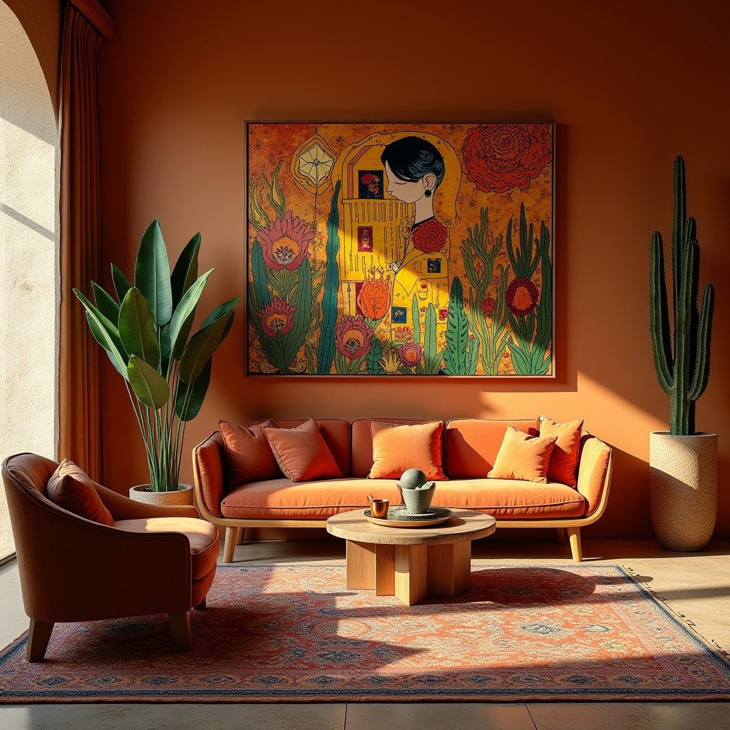 western boho living room 32