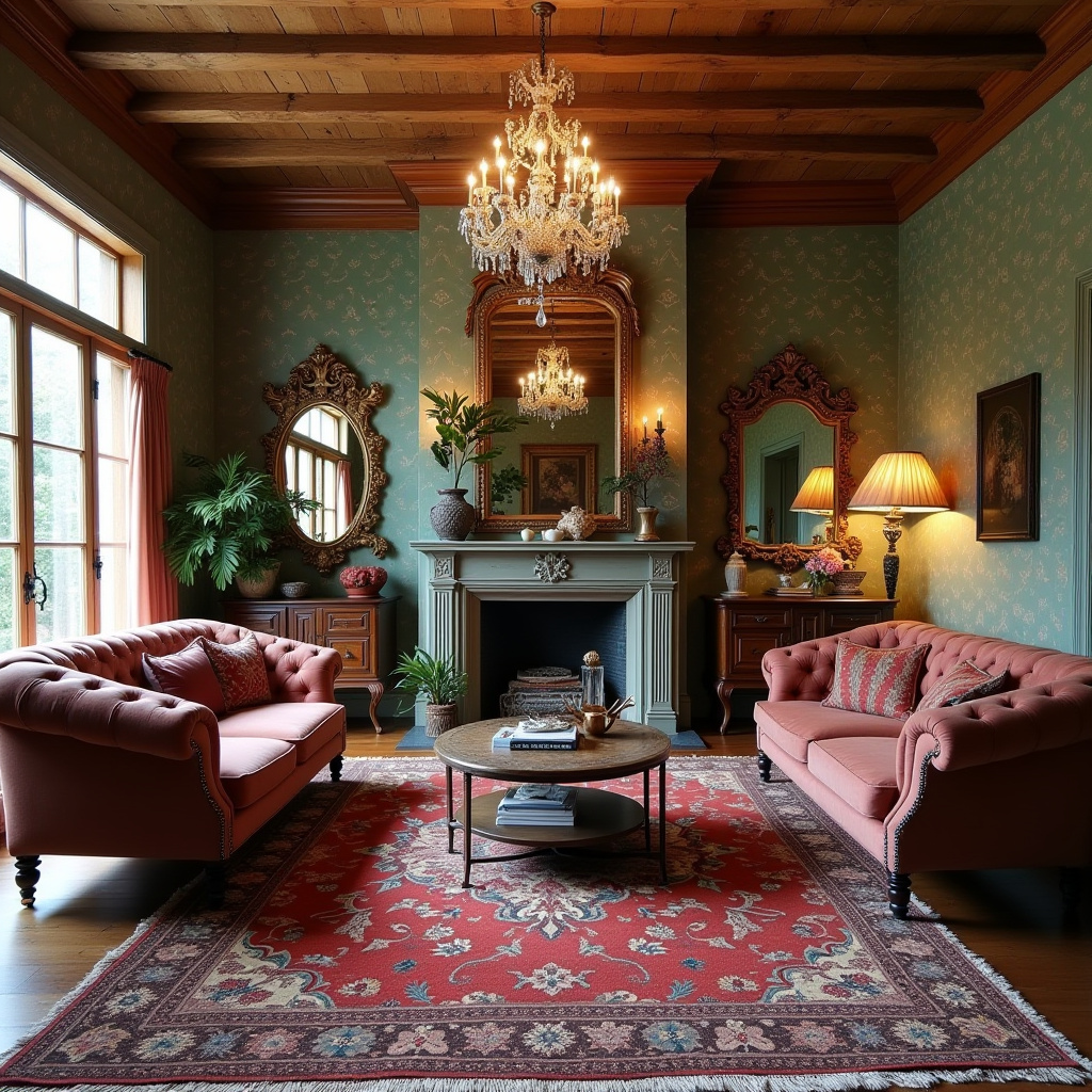 western boho living room 37