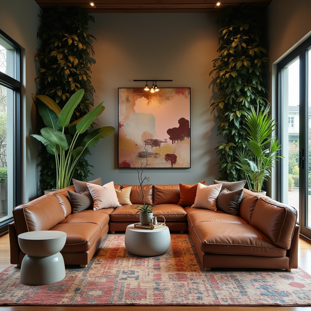 western boho living room 39