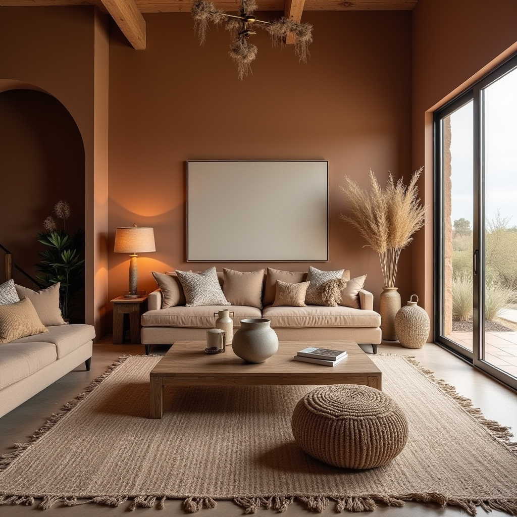 western boho living room 4