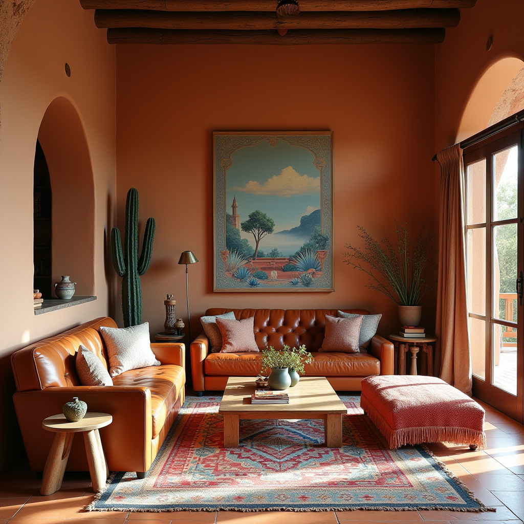 western boho living room 6