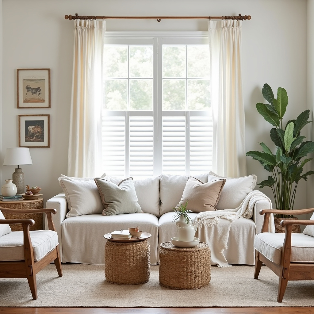 western boho living room 9