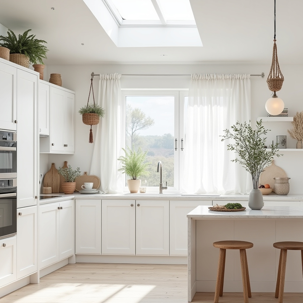 white boho kitchen 12
