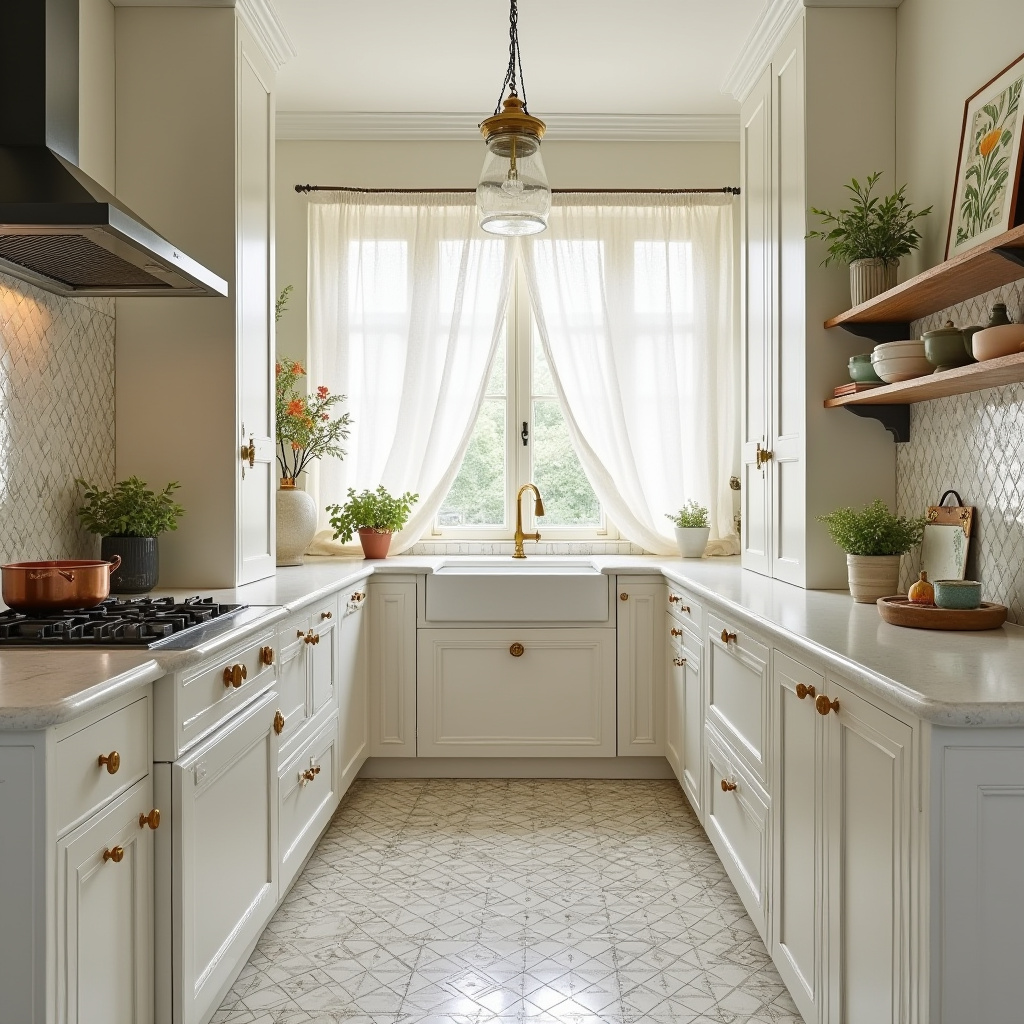white boho kitchen 15