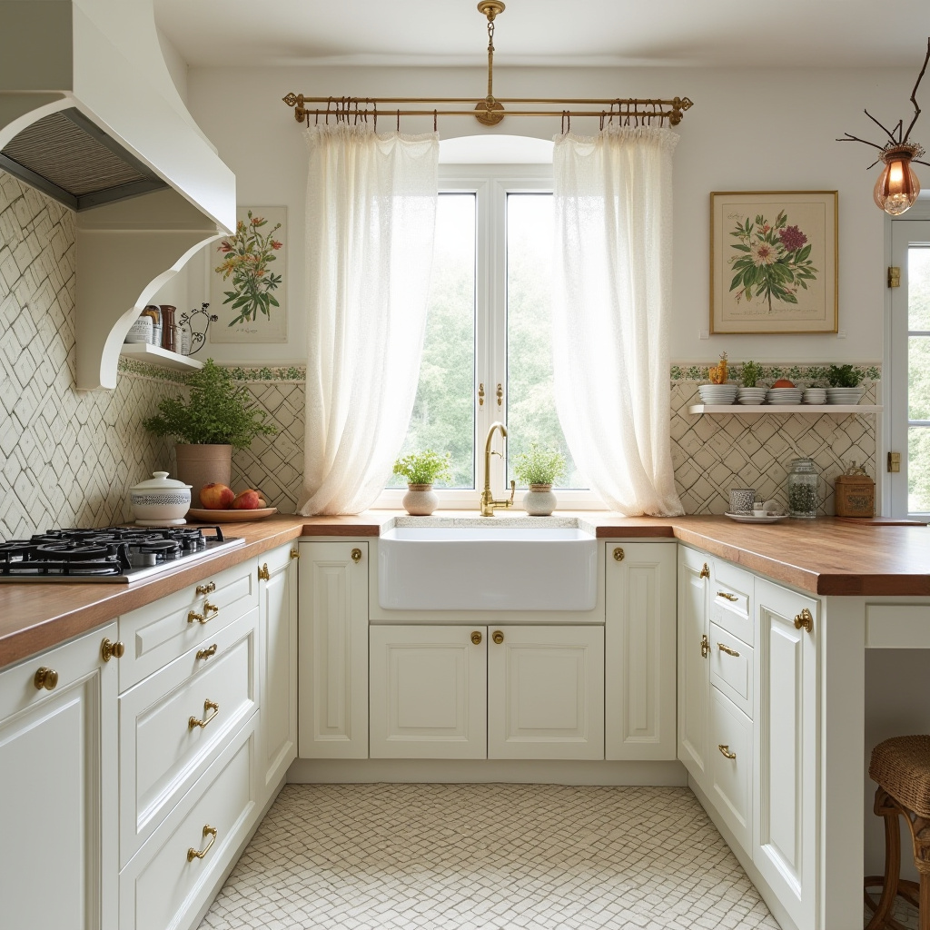 white boho kitchen 16