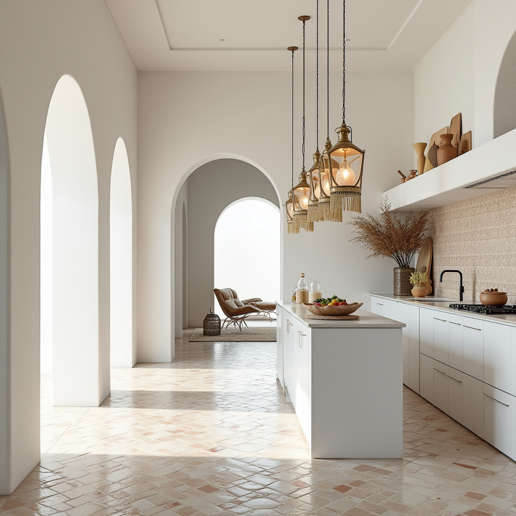 white boho kitchen 17