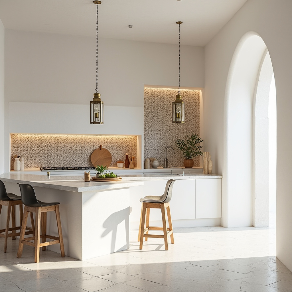 white boho kitchen 18